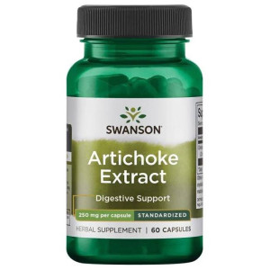 SWANSON Artichoke 250 mg 60 kapsułek karczoch