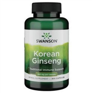SWANSON Korean Ginseng 250 mg 300 kapsułek żeń szeń koreański panax