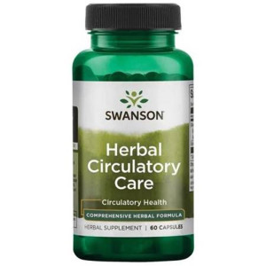 SWANSON Herbal Circulatory Care 60 kapsułek ruszczyk głóg hesperydyna