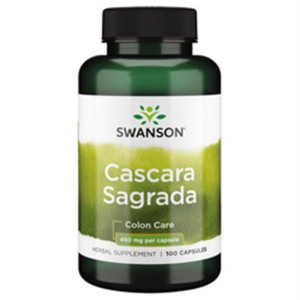 SWANSON Cascara Sagrada 450 mg 100 kapsułek