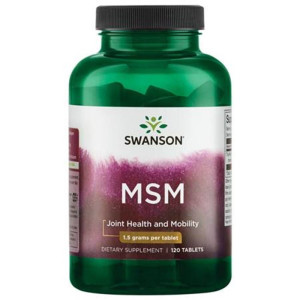 SWANSON MSM TruFlex 1500 mg 120 tabletek - suplement diety