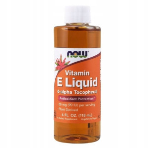 NOW Foods WITAMINA E naturalna W PŁYNIE Natural E Liquid 120 ml
