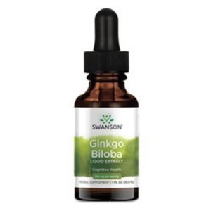 SWANSON Ginkgo Biloba Liquid Extract 29,6 ml miłorząb japoński ekstrakt w płynie