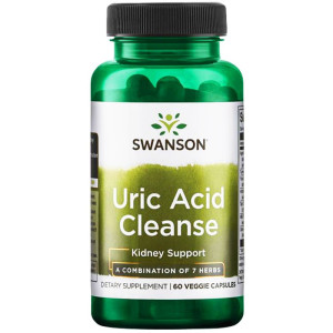 SWANSON Uric Acid Cleanse - 60 kapsułek