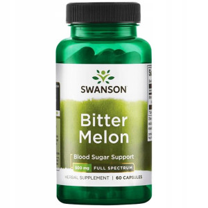 SWANSON Melon 500 mg 60 kapsułek gorzki melon Full Spectrum