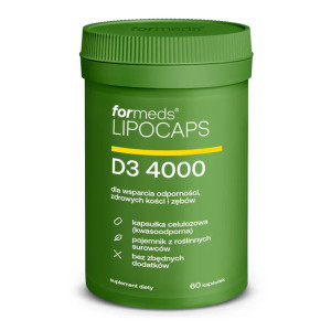 ForMeds LIPOCAPS D3 4000 IU liposomalna 60 kapsułek