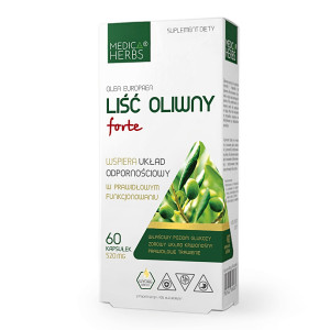 Medica Herbs Liść Oliwny FORTE 520mg 60 kapsułek