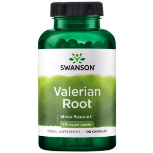 SWANSON VALERIAN ROOT Waleriana KOZŁEK LEKARSKI 475mg 100 kapsułek