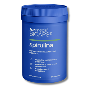 ForMeds BICAPS SPIRULINA HAWAJSKA spirulina ALGI morskie 60 kapsułek