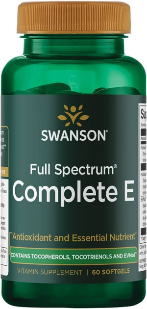 SWANSON Complete E Full Spectrum Witamina E z Tokotrienolami 60 kaps