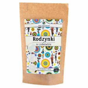 Pięć Przemian Rodzynki w czekoladzie bez cukru 140g