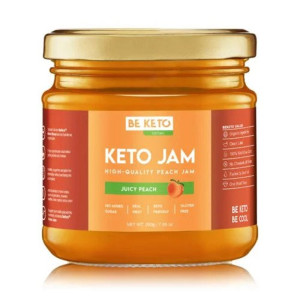 BE KETO JAM Dżem Soczysta BRZOSKWINIA 200 g