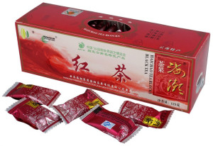 MERIDIAN HERBATA CZARNA prasowana w kostkach BLACK TEA HAICHAO 125 g (około 40 kostek)
