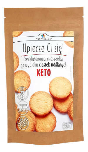 Pięć Przemian Mieszanka do wypieku CIASTEK MAŚLANYCH KETO 365g