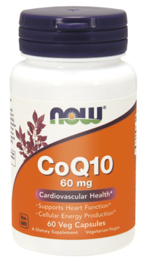 NOW Foods Koenzym Q10 60mg CoQ10 60 kapsułek wegetariańskich