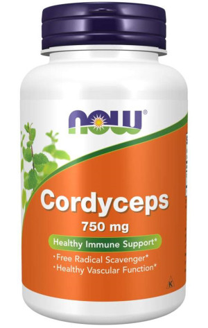NOW Foods CORDYCEPS 750mg - 90 kapsułek