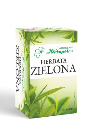 HERBAPOL HERBATA ZIELONA FIX 24x2g