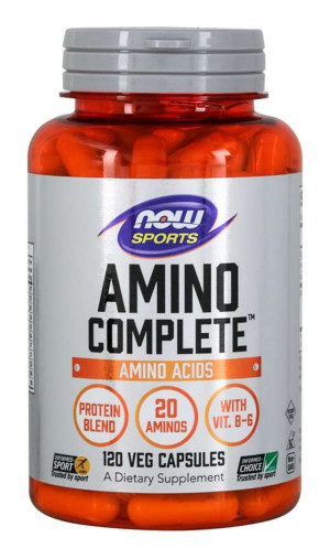 NOW Foods AMINO COMPLETE - Aminokwasy - 120 kapsułek