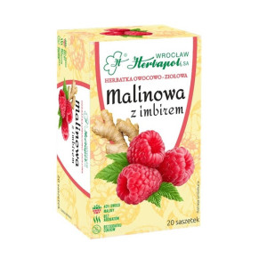 HERBAPOL HERBATA MALINOWA Z IMBIREM
