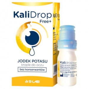 S-LAB KALIDROP Free+ JODEK POTASU krople do oczu bez konserwantów