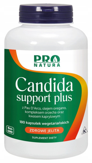 NOW Foods Candida Support 180 wegetariańskich kapsułek - suplement diety
