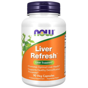 NOW Foods LIVER REFRESH 90 wegetariańskich kapsułek - suplement diety