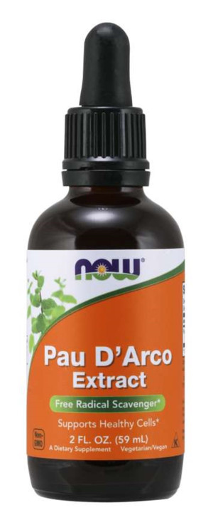 NOW Foods Pau D'Arco Extract w plynie (liquid) 60 ml - suplement diety