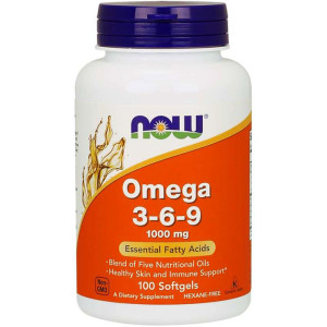 NOW Foods kwasy OMEGA 3-6-9 100 kapsułek