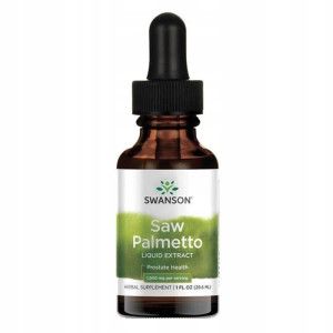 SWANSON Saw Palmetto Liquid Extract 29,6ml palma sabałowa