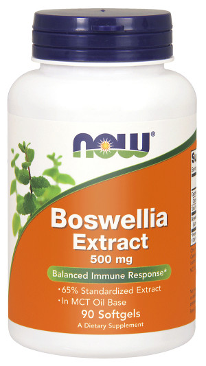 NOW Foods Boswellia Serrata Extract 500mg ekstrakt Kadzidłowiec - suplement diety-  90 kapsułek