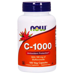 NOW Foods Witamina C-1000 + bioflawonoidy 100 kapsułek