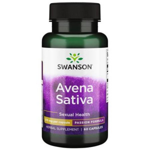 SWANSON Avena Sativa 575 mg 60 kapsułek owies zwyczajny