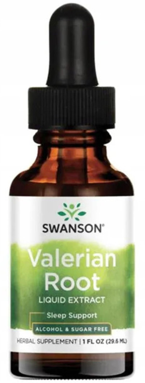 SWANSON Valerian Root liquid extract 29,6ml Kozłek lekarski