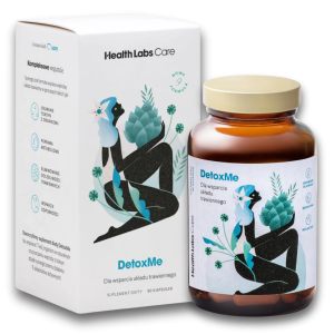 Health Labs Care DetoxMe - Detoks, oczyszczenie organizmu - olej z czarnuszki siewnej, koenzym Q10, witamina E - 90 kapsułek