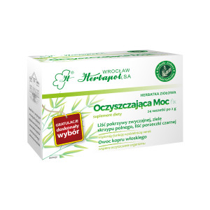 HERBAPOL HERBATA OCZYSZCZAJĄCA MOC FIX 24 torebki