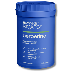 ForMeds BICAPS BERBERINE Berberyna HCL z kory berberysu indyjski - suplement diety - 60 kapsułek