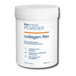 ForMeds POWDER COLLAGEN FLEX kolagen + Peptydy kolagenowe + WITAMINA C proszek - suplement diety