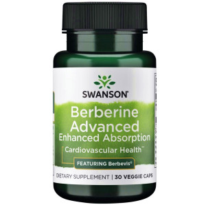 SWANSON Berberine Advanced 500 mg 30 kapsułek fitosomalna berberyna ekstrakt