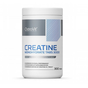 OstroVit CREATINE MONOHYDRATE TABS 3000 - Kreatyna - 300 tabletek