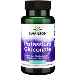 SWANSON Potassium Gluconate Glukonian potasu 99mg 100k