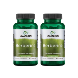 [Zestaw] 2x SWANSON Berberyna 400mg 60 kapsułek - Odchudzanie - Cukrzyca - suplement diety