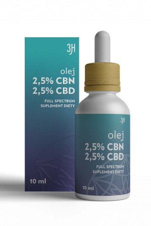 3H CBN 2,5% + CBD 2,5% FULL SPECTRUM 10ml