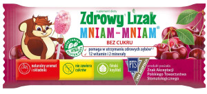 Starpharma Zdrowy lizak Mniam-Mniam - wiśnia musująca