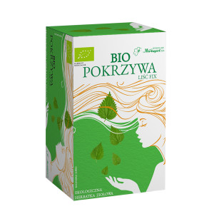 HERBAPOL Ekologiczna HERBATA Ziołowa BIO POKRZYWA liść FIX 20 saszetek