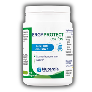 Nutergia ERGYPROTECT Confort 60 kapsułek Komfort jelitowy  L-glutamina