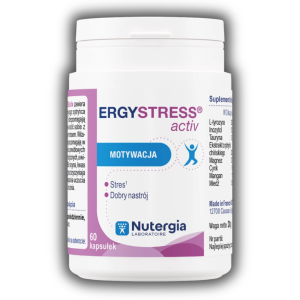Nutergia ERGYSTRESS activ 60 kapsułek MOTYWACJA stres L-tyrozyna Inozytol Tauryna