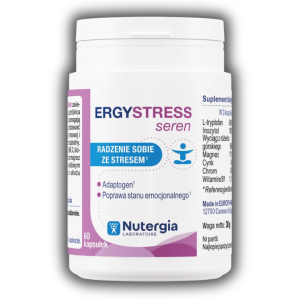 Nutergia ERGYSTRESS seren 60 kapsułek L-tryptofan Inozytol Różeniec