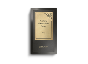 RAYPATH Naturalne mydło z nanosrebrem szare w pudełku 100g