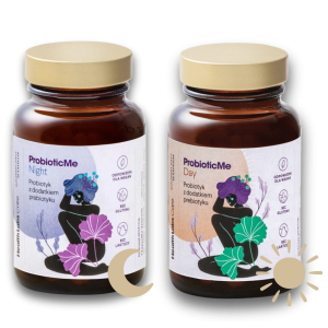 Health Labs Care ProbioticMe - Synbiotyk - Wsparcie organizmu w antybiotykoterapii - 60 kapsułek v3
