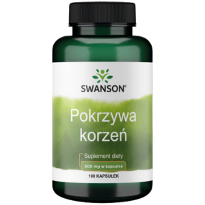 Swanson Pokrzywa Korzeń Stinging Nettle Root 500 mg 100 kapsułek